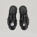 Mules Gao Eva Metal Logo - Black