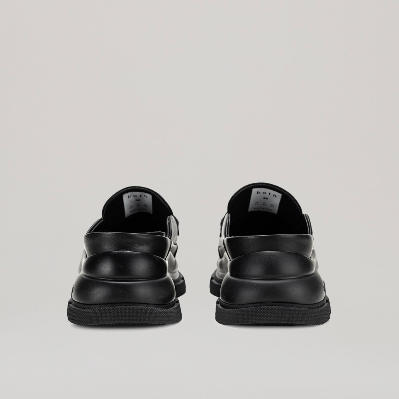 Mules Gao Eva Metal Logo - Black