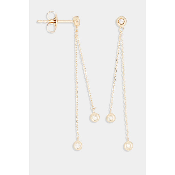 Boucles D'Oreilles "Planer Sur Ton Cœur" D0,095/6 - Or Jaune 375/1000