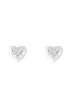 Boucles D'Oreilles "Bébé D'Amour" D0,04/12 - Or Blanc 375/1000