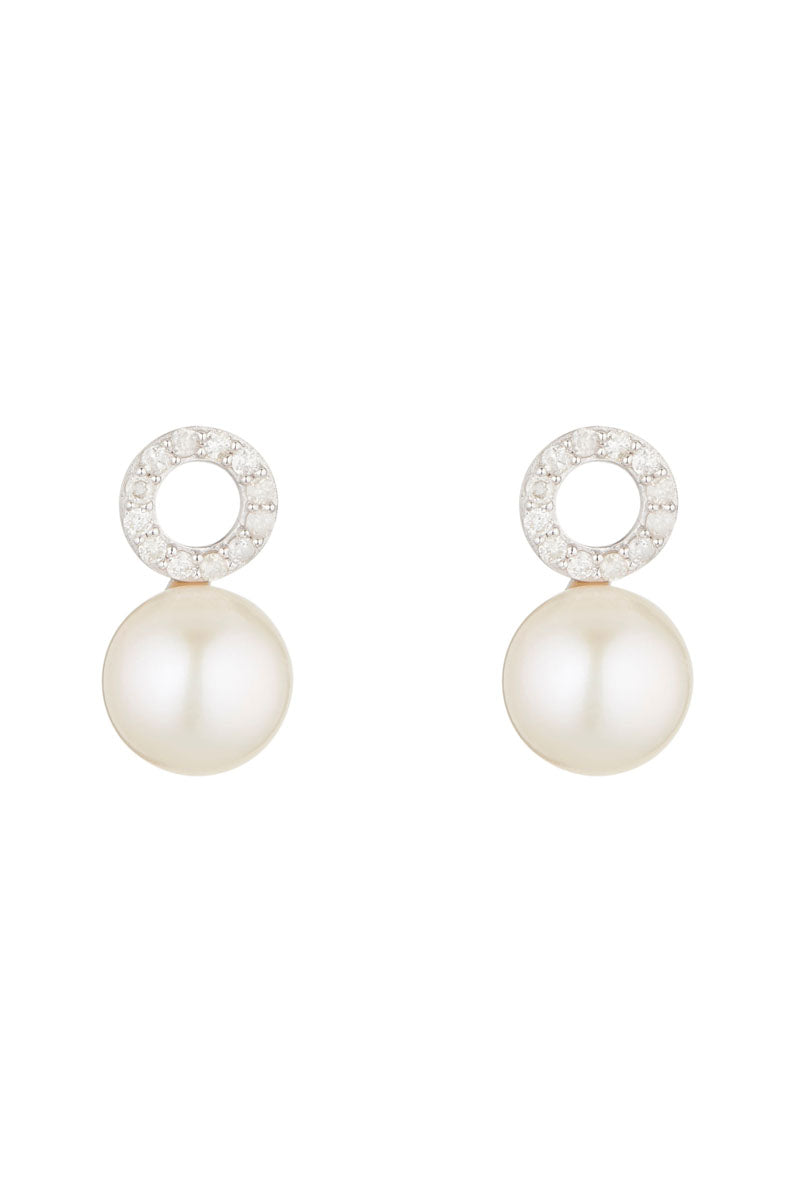 Boucles D'Oreilles "Cairns" D 0,15/24 Pwr 2 - Or Blanc 375/1000