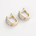 Boucles D'Oreilles "Éclat De Lune" D0,297/54 - Or Jaune 375/1000