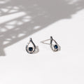 Boucles D'Oreilles "Mots Doux" S0,24/2 - Or Blanc 375/1000