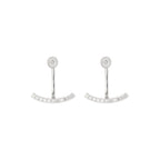 Boucles D'Oreilles "Rayong" D 0,19/24 - Or Blanc 375/1000