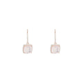 Boucles D'Oreillles "Hobart" D 0,407/74 Pq 4,6/2 - Or Rose 375/1000