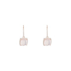 Boucles D'Oreillles "Hobart" D 0,407/74 Pq 4,6/2 - Or Rose 375/1000