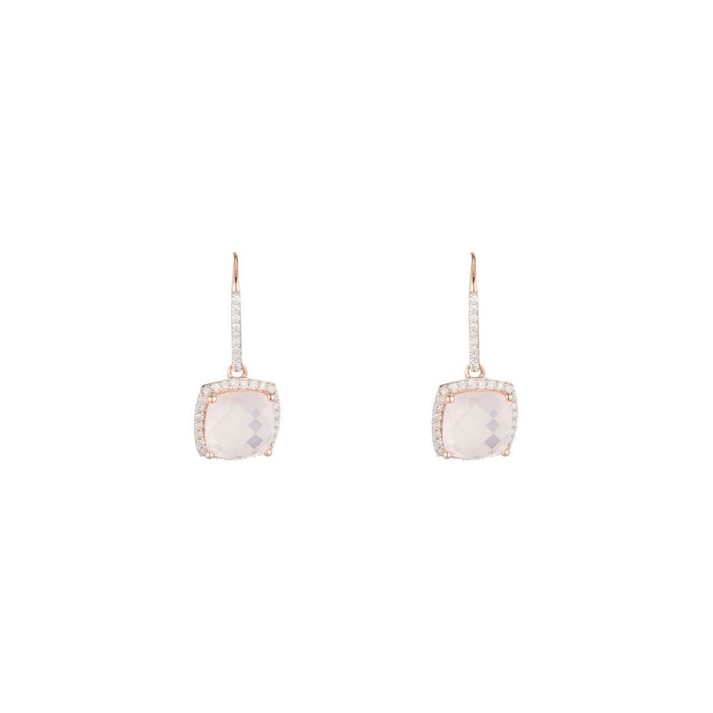 Boucles D'Oreillles "Hobart" D 0,407/74 Pq 4,6/2 - Or Rose 375/1000