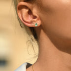 Boucles D'Oreilles "Sunbury" D 0,10/34 Em 0,66/2 - Or Blanc 375/1000