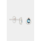 Boucles D'Oreilles "Melton" D 0,102/34 Lbt 0,66/2 - Or Blanc 375/1000