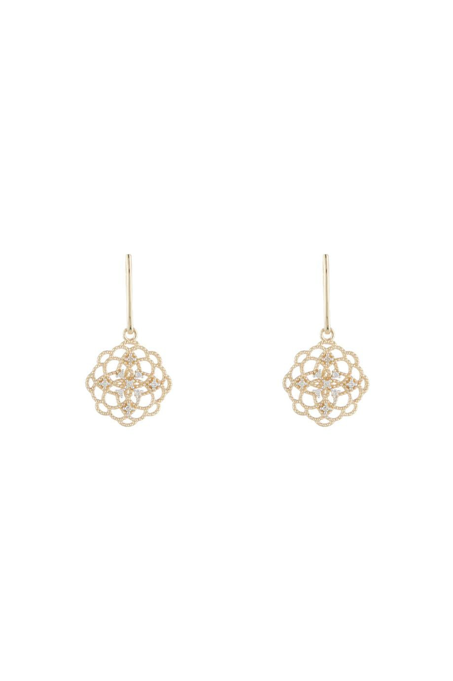 Boucles D'Oreiles "Dentelles" Dia0,10/18