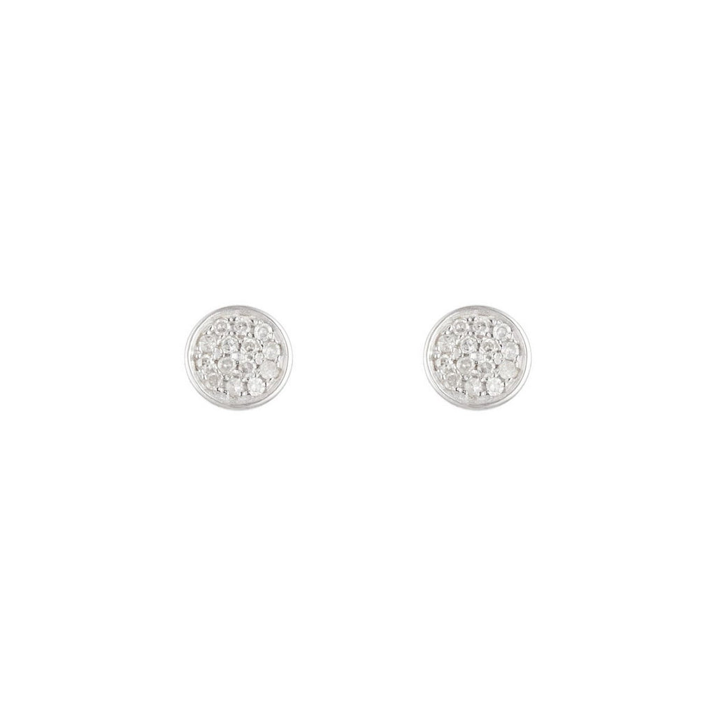 Boucles D'Oreilles "Sucria" D 0,154/28 - Or Blanc 375/1000