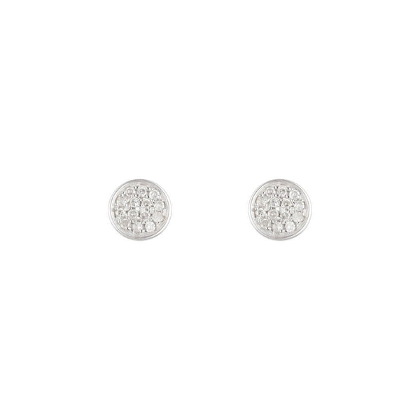 Boucles D'Oreilles "Sucria" D 0,154/28 - Or Blanc 375/1000