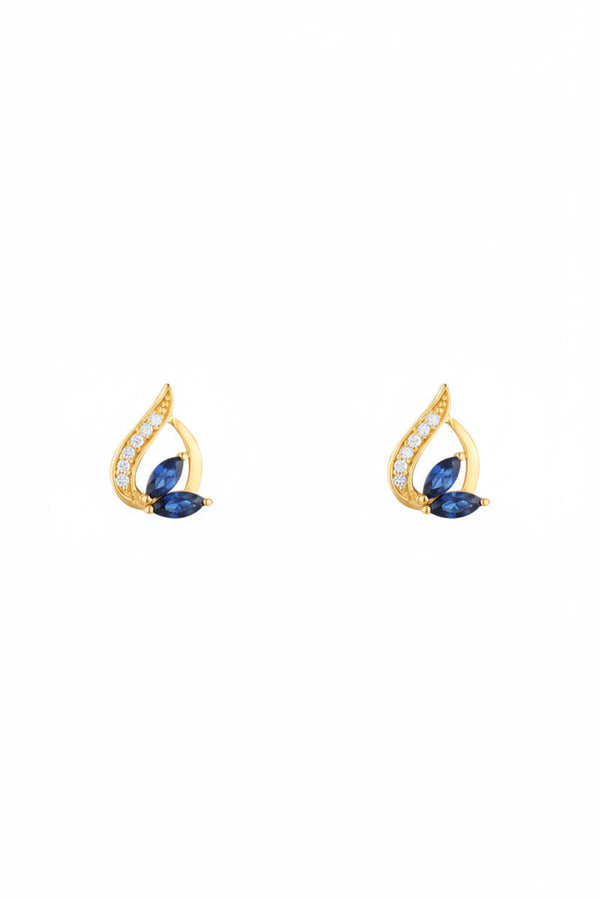 Boucles D'Oreilles "Coban" D 0,045/8  Saphir 0,532/4
