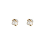 Boucles D'Oreilles "Mitsa" D 0,216/48 Perle 2 - Or Jaune 375/1000