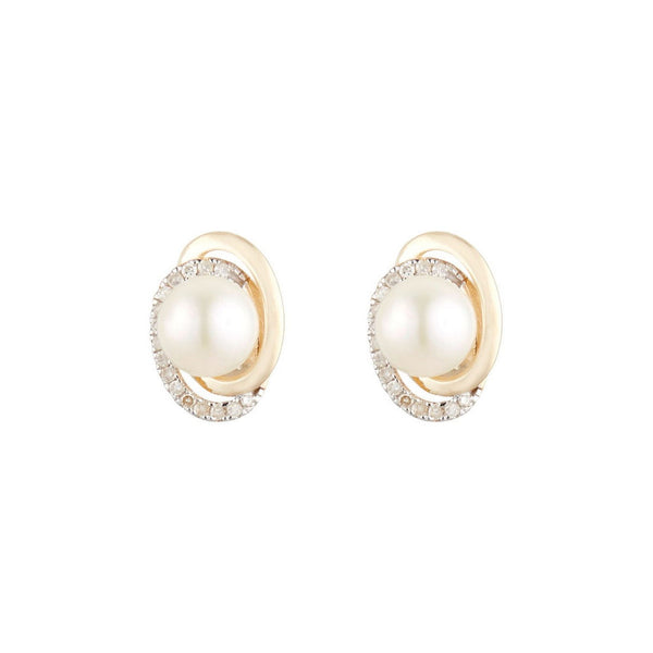 Boucles D'Oreilles "Kochani" D 0,144/32 Perle 2 - Or Jaune 375/1000