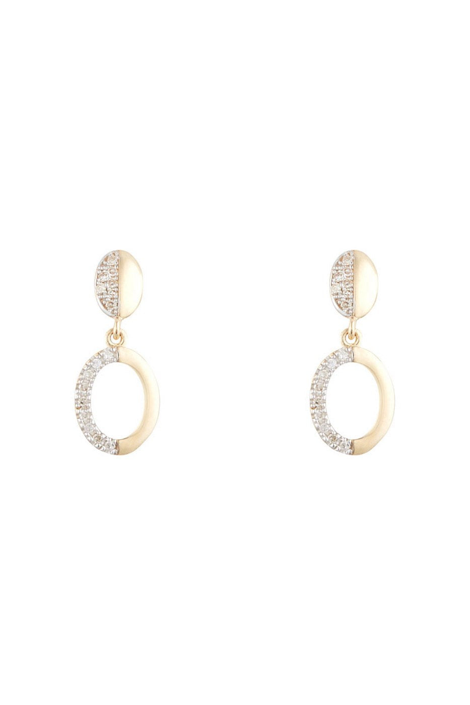 Boucles D'Oreilles "Berava" D 0,112/32 - Or Jaune 375/1000