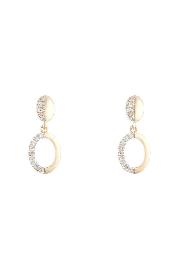 Boucles D'Oreilles "Berava" D 0,112/32 - Or Jaune 375/1000