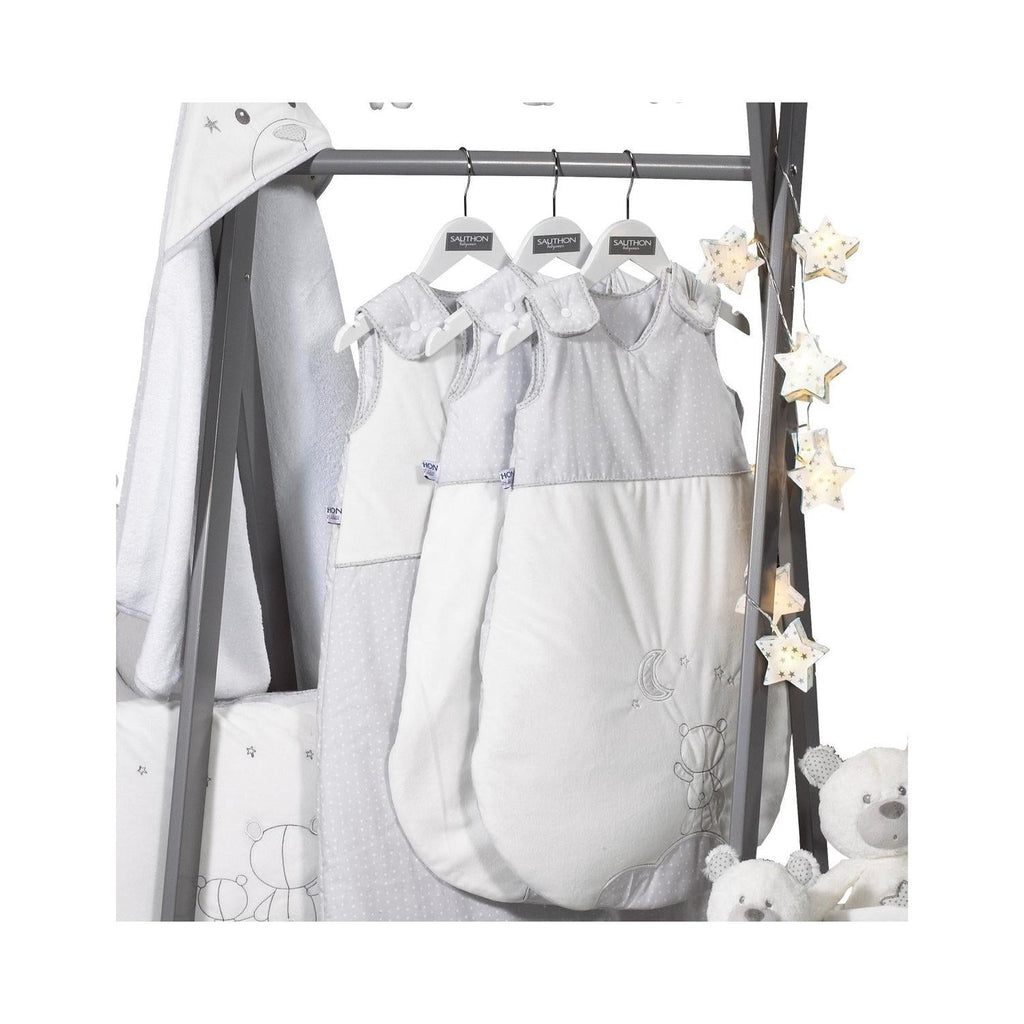 Gigoteuse Bébé Brodée En Coton - Blanc