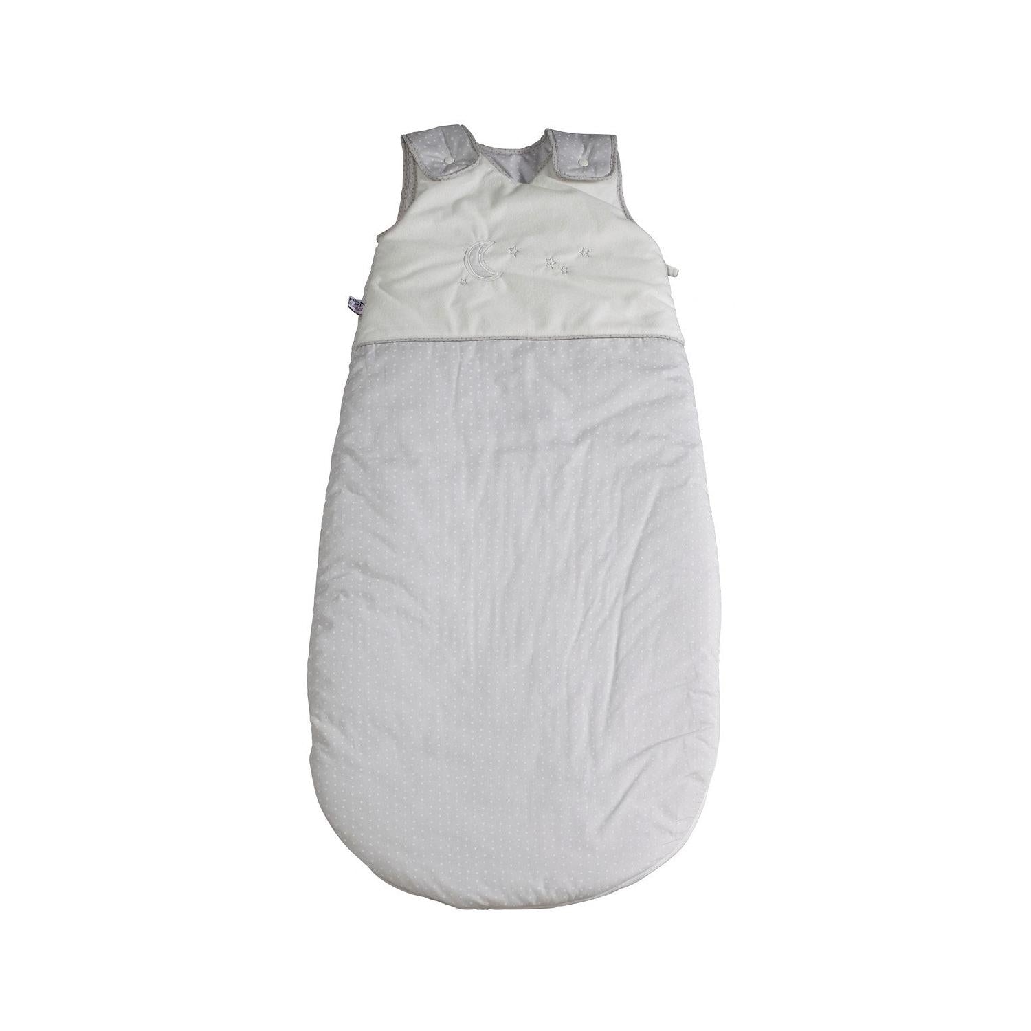 Gigoteuse Bébé Brodée En Coton - Blanc