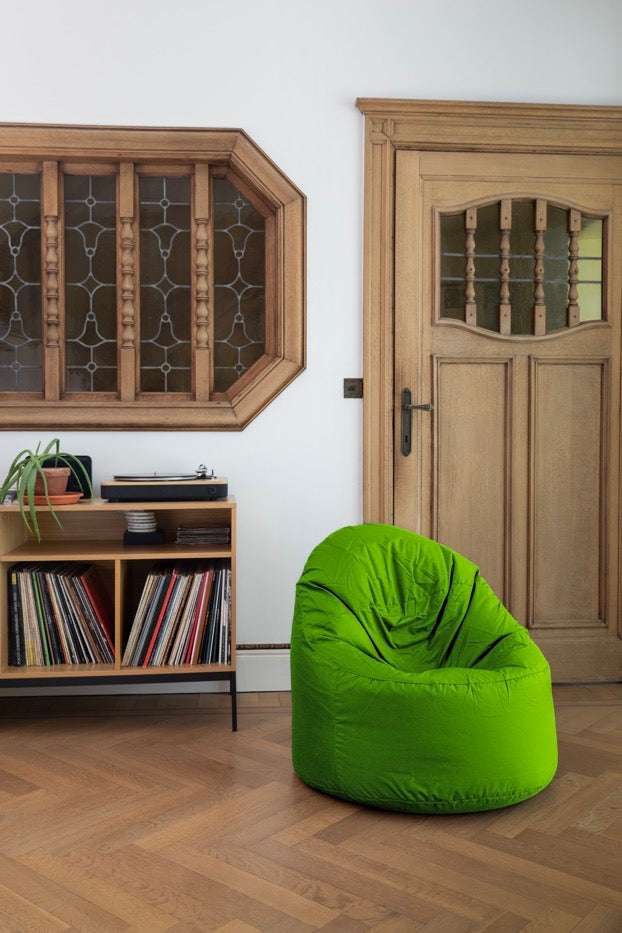 Pouf Extra Comfort - 75x75x27cm - Vert Citron