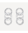 Boucles D'Oreilles "Ollie" - D0,12/60 - Or Blanc