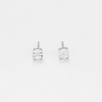 Boucles D'Oreilles "Puce Grande Illusion" Diamant 0,01/2 - Or Blanc