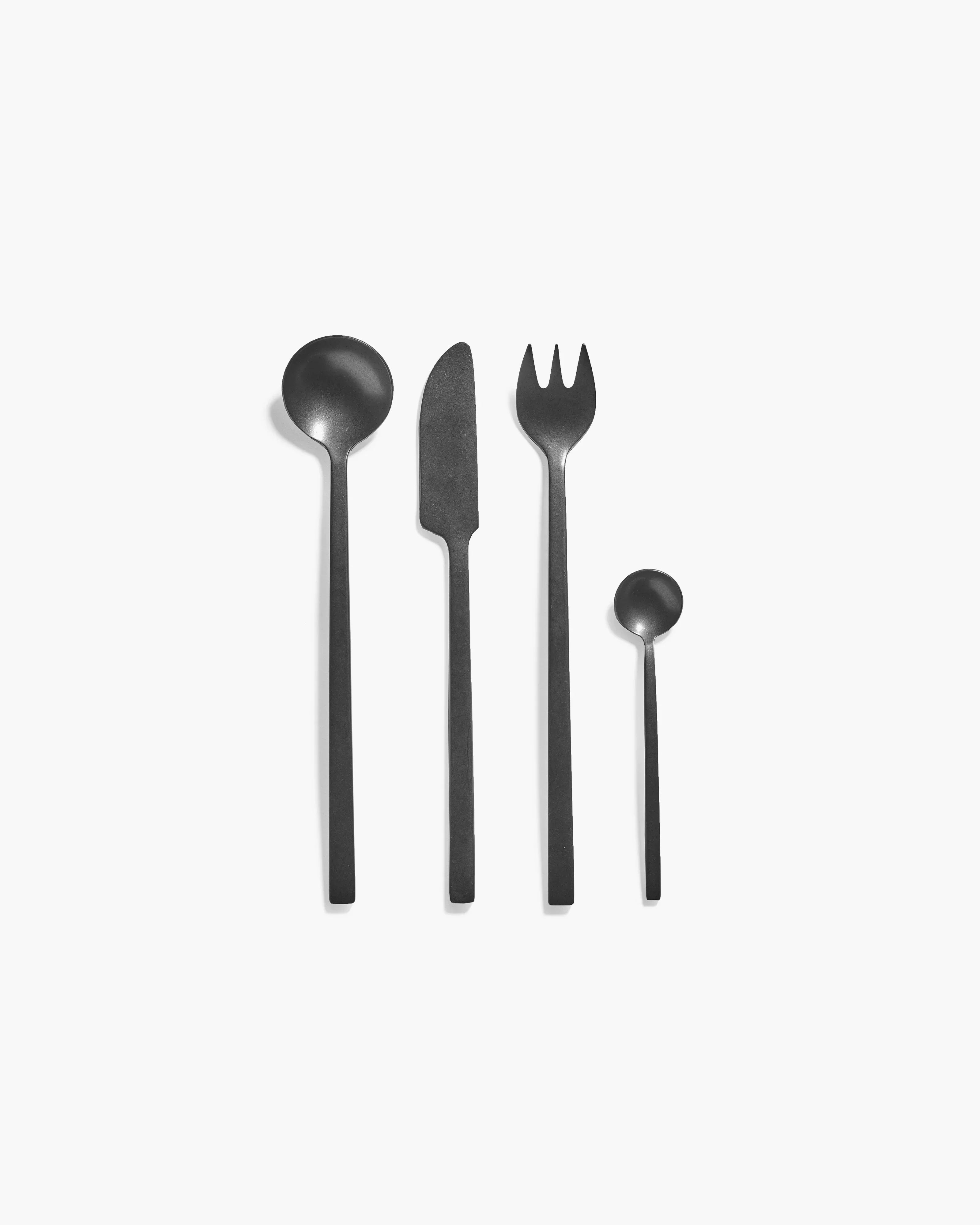 Set Couverts 24 Pcs Black Stone La Mère - By Marie Michielssen
