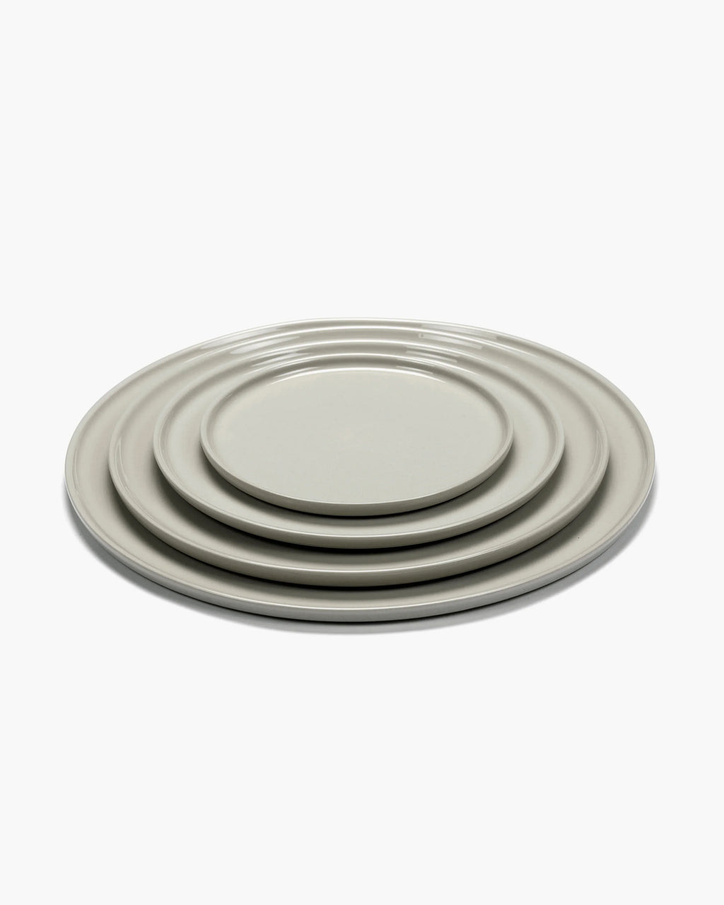 Lot De 4 Assiettes Basse L - Sand Cena - By Vincent Van Duysen