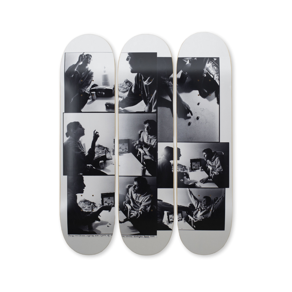 Donny and Elissa argue over dice Huntington Beach Hand-signed ed Templeton triptych bottom by the skateroom