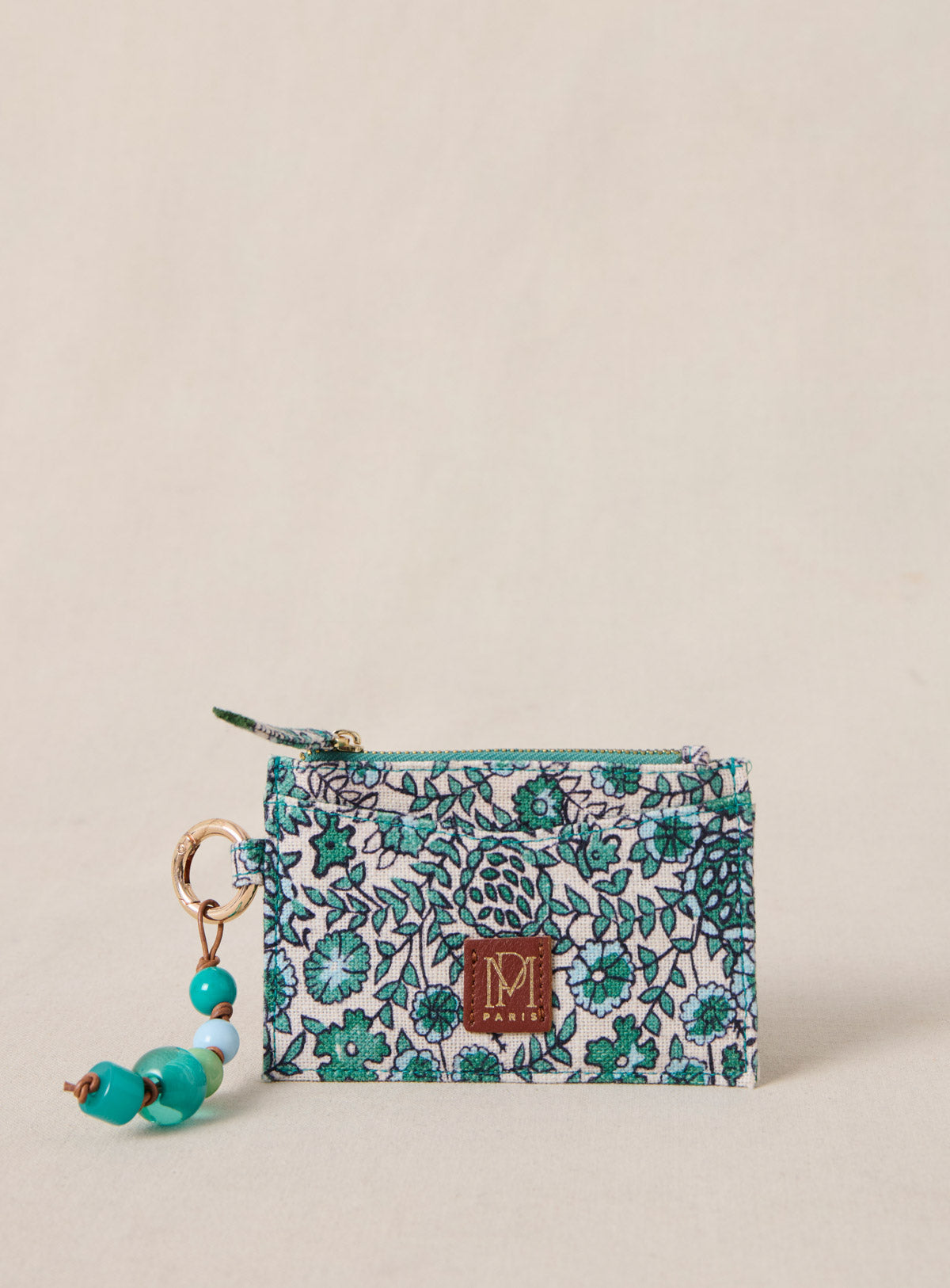 Porte Cartes Elmo Textile - Indian Vert