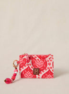 Porte Cartes Elmo Textile - Frida Rouge