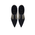Elora Black High-Heel Ankle Boot