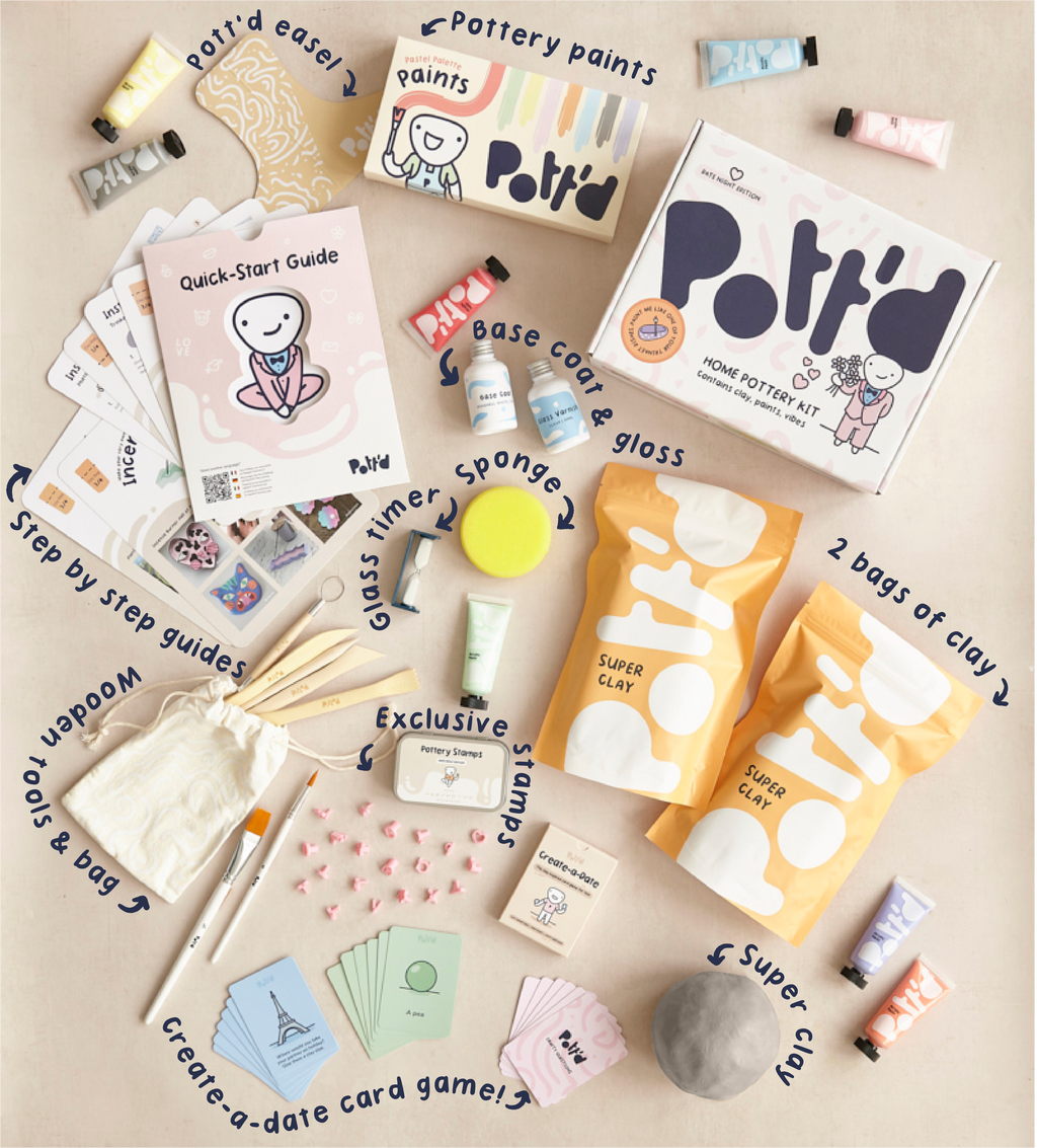 Kit Poterie Pour Soirée Romantique