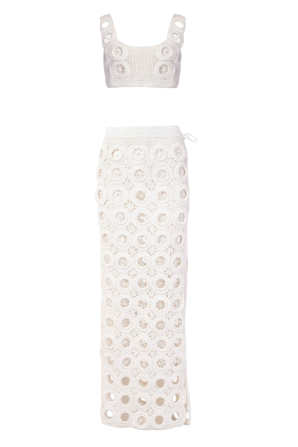 Ensemble - Crochet Blanc