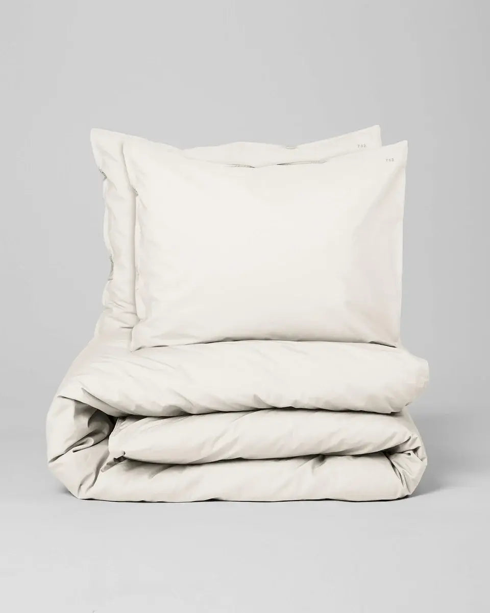 Ensemble Complet En Percale De Coton - Ecru