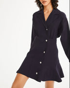 Claudie Pierlot - Robe Rasberry - Marine
