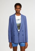 Claudie Pierlot - Veste Tailleur Verlaine - Bleu Ocean