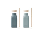 Bouteille De Milkshake Enfant - Pack De 2 Erika - Blue Mix
