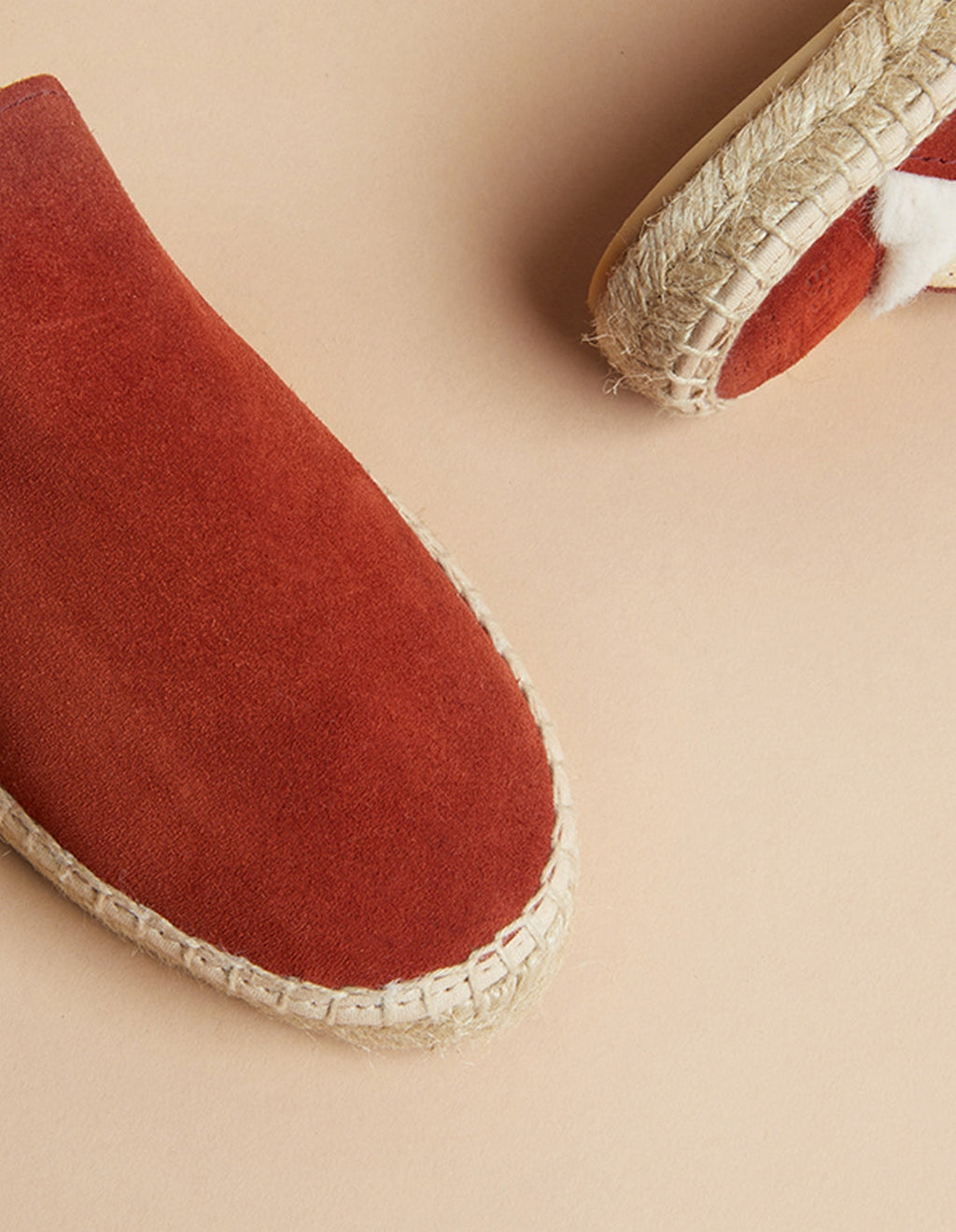 Espadrilles Plar Copenhague - Cuir Daim Terracotta - Femme