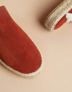 Espadrilles Plar Copenhague - Cuir Daim Terracotta - Femme