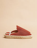 Espadrilles Plar Copenhague - Cuir Daim Terracotta - Femme