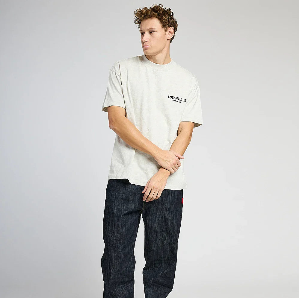 T-Shirt Essentials Light Oatmeal - Beige - Mixte