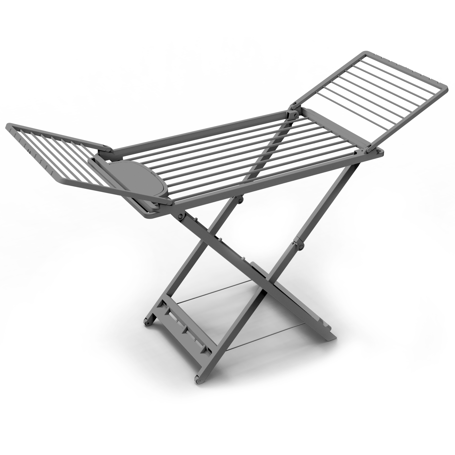 Étendoir À Linge Pliable Myra - 21M - Gris