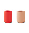 Tasse Ethan - Lot De 2 - Rouge Pomme / Rose De Toscane