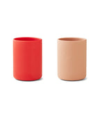 Tasse Ethan - Lot De 2 - Rouge Pomme / Rose De Toscane