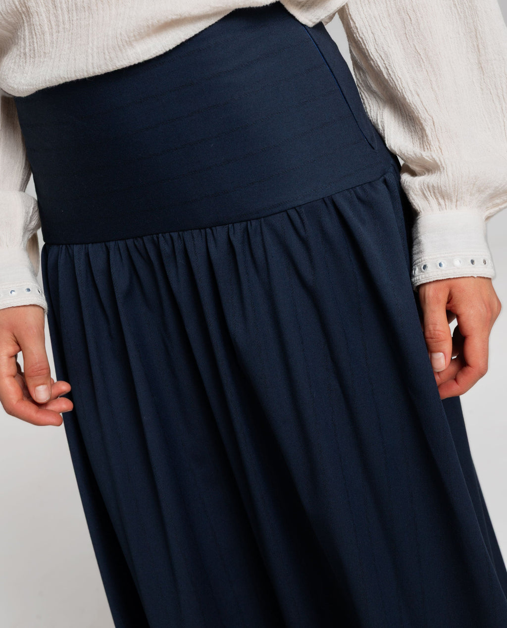 Jupe City Spot - Bleu Marine