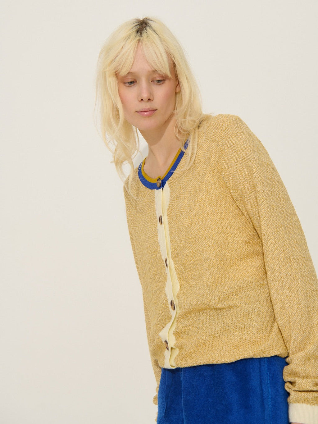 Gilet Jamie - Ivoire-Caramel
