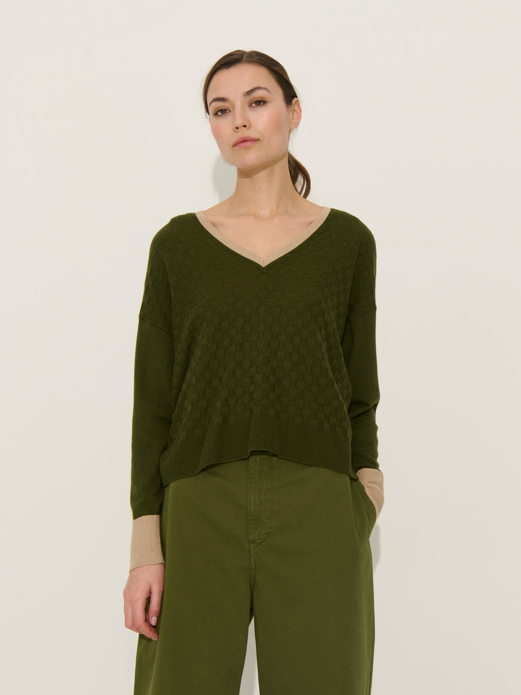 Pull Patrice - Kaki