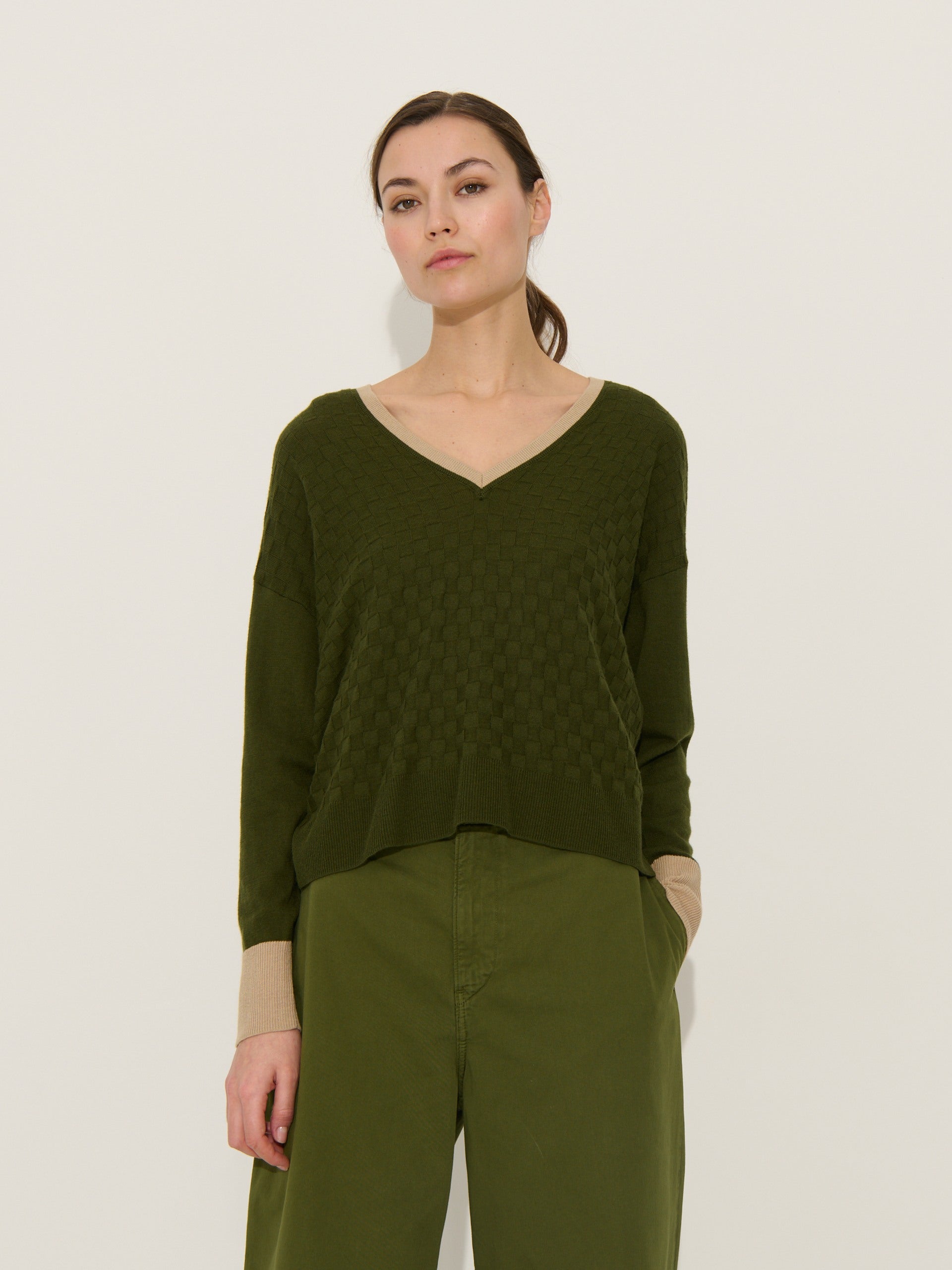 Pull Patrice - Kaki