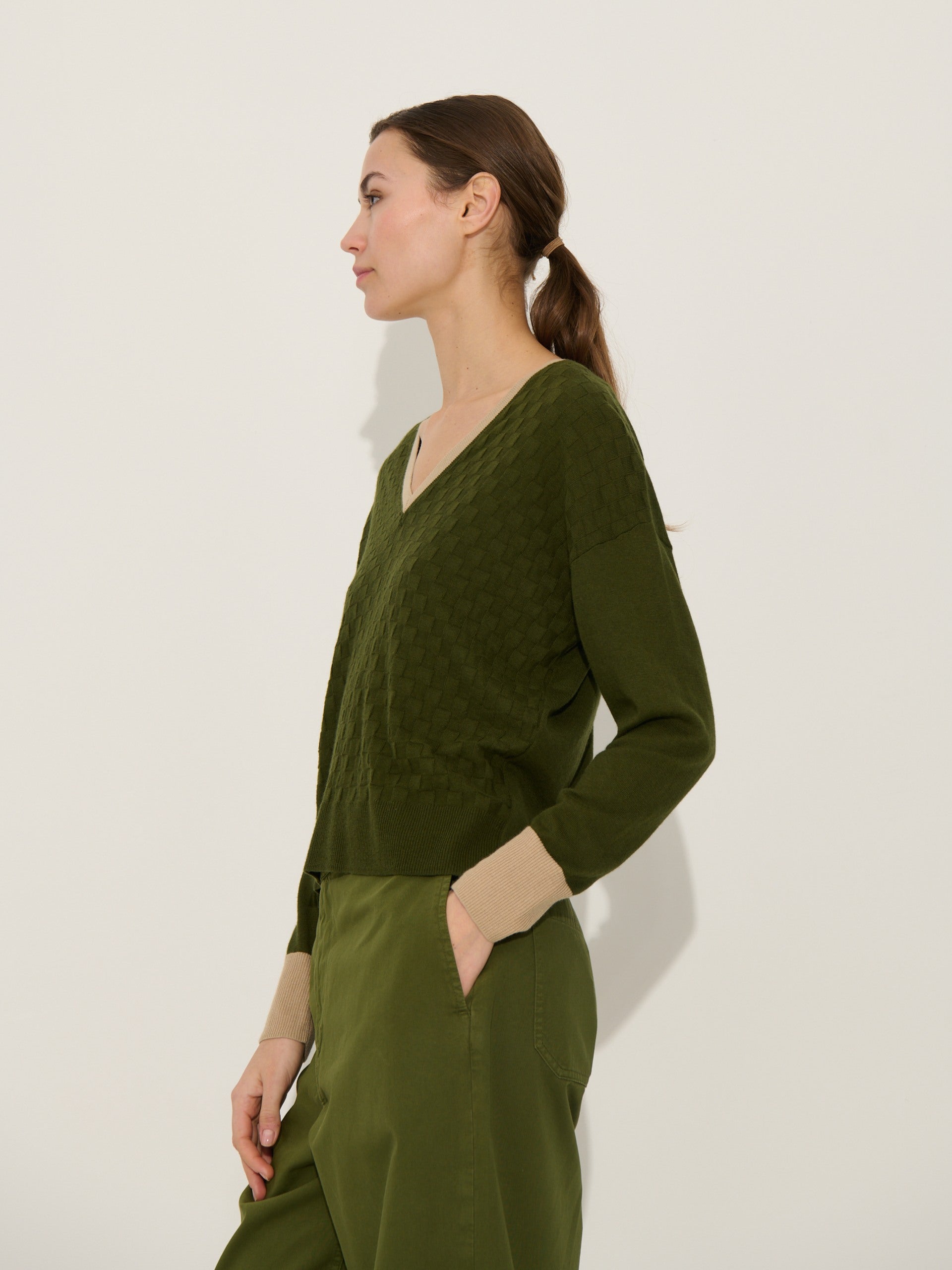 Pull Patrice - Kaki